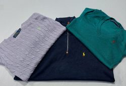 Ralph Lauren Sweaters – 1/4 Zip, Cable Knit, Round..