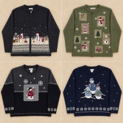 Y2k Festive Winter Sweaters