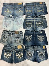 R744 Upcycled Ladies Embellished Sexy Hot Shorts