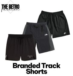 Branded Track Shorts.       #563