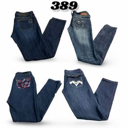 Y2k Straight Jeans for women (brands) Wallflower ,..