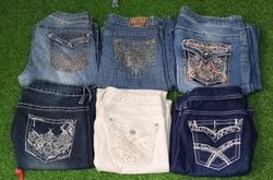WALLFLOWER AND OTHER MIX BRANDS JEANS (B 77)