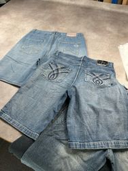 Baggy Jorts (Jeansshorts) Hip hop style Japan styl..