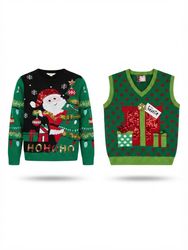 (FV-2363) Vintage style  Christmas Sweater Bundle ..