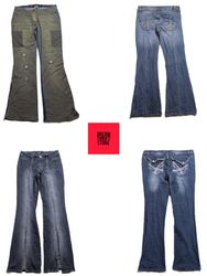 DESIGNER WOMEN'S Y2K INSPIRED BOOTCUT JEANS BRAND'..