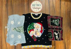 Christmas vintage knits unique |E|