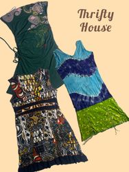 Boho Hippie Y2K Mini Dresses(TH/897)