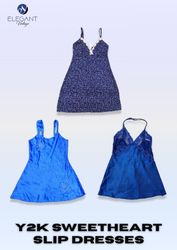 Y2K SweetHeard Slip Dresses - EV2373