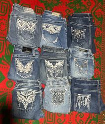 Premium Women’s Bootcut Embellished Jeans