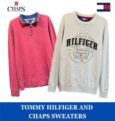 Tommy Hilfiger and Chaps knitwear