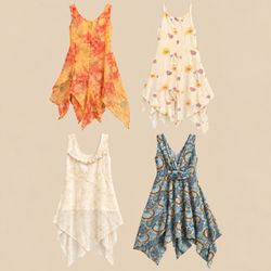 Boho Handkerchief Hem Dresses