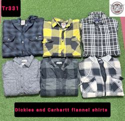 Chemises en flanelle Dickies et Carhartt Tr 331