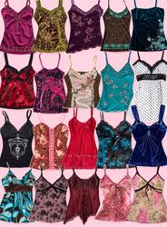 Y2K EURO/LACE TRIM CAMISOLE'S, SLIPDRESSES & LINGE..