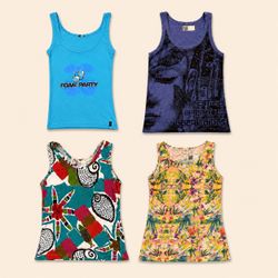 Y2k Printed Tank Tops