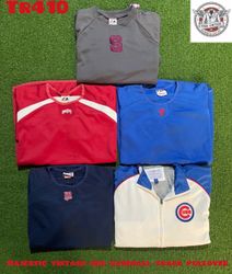 Magestic vintage red baseball truck pullover Tr 41..