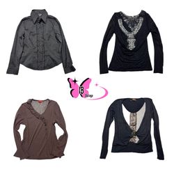 Women's Casual Long Sleeve Blouses (IB-019)
