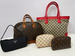 Authentic Louis Vuitton, Gucci & Prada Designer Ba..