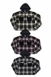 CR1996 Upcycled Hooded Flannel Shirt Jacket