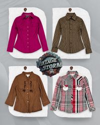Y2K Office Blouse
