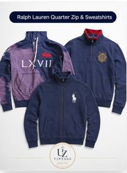 Ralph Lauren 1/4 zip & sweatshirts