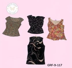 Collection de blouses à manches courtes en poly vi..