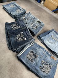 Y2K embroidery mini skirts women