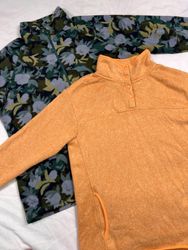 Mix branded fleece jacket