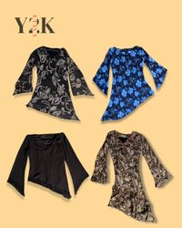 Y2K Mesh & Floral Drees Bundle (Yv-760)