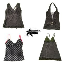 Y2k Gothic Vibe Girl Cami Top B2F-195