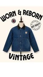 Upcyled carharrt denim jacket’s
