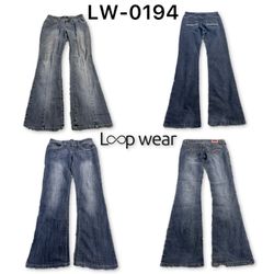 Y2K Low-Rise Flare Bell Bottom Jeans