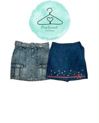 Y2k denim skirt (180826-26)
