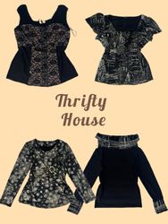 Grunge Girl Picks Y2k Tops(TH/518)