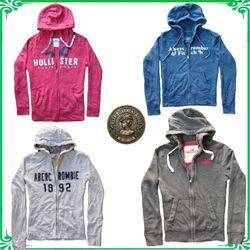 ✨ Women's Hollister & Abercrombie Sweatshirts & Ho..
