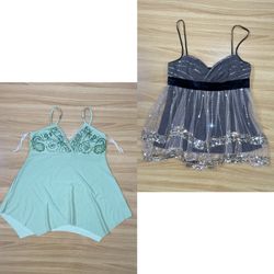 Womens Sleeveless Strappy Camisole Tops