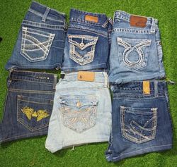 GUESS JEASN AND OTHER BRAND MINI MICRO SHORTS WOME..
