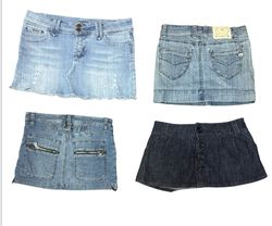 Y2K Denim Mini Unique Skirt 10 pcs At 1344