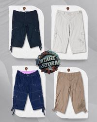 Y2K Cotton Cargo Capri