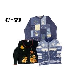 Wholesale Vintage Christmas Sweaters Bundle | 10pc..