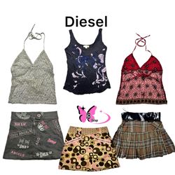 Casual Patterned and Denim Mini Skirts (IB-032)