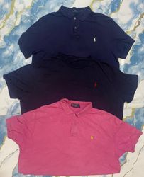 Ralph Lauren Polo V-neck collar and round neck pol..