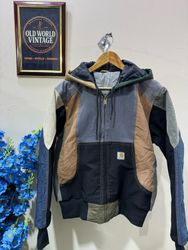 Upcycled Carhartt  Hooded Jacket