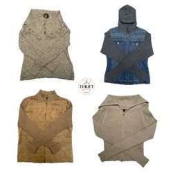 Vintage Knit & Denim Sweater Collection ( TS-066 )