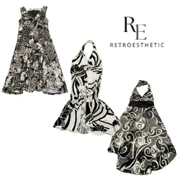 Y2K Unique Maxi Dress RE-3653