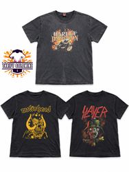 Vintage Music printed band T Shirt Y2K Graphic pri..