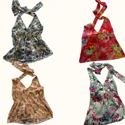 Upcycled Y2K Cami Tops