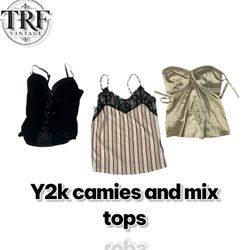 Y2k camies and tops mix #196