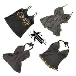 Y2k Gothic Vibe Girl Cami Tops B2F-181