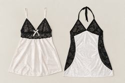 Pure silk slip dresses
