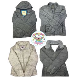 Vintage Y2K Puffer & Quilted Jacket Bundle – 9pcs ..